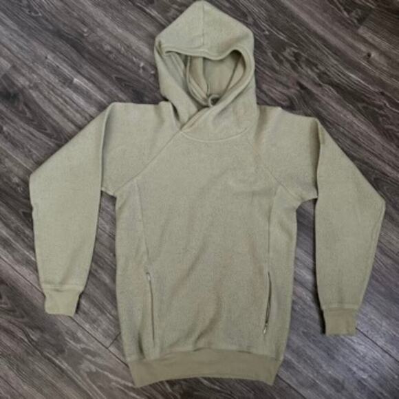 Alo Sweaters - Alo Triumph Hoodie Pullover Soft Fleece Hoody Sweatshirt Lime Green size Small